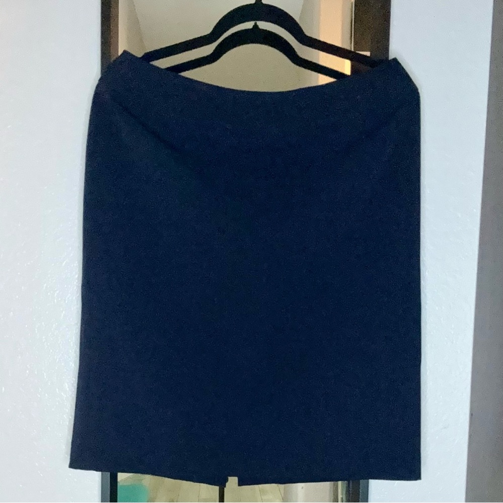 Worthington Works Navy Pencil Skirt